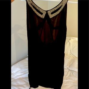 Black and sequins urban outfitters mini dress